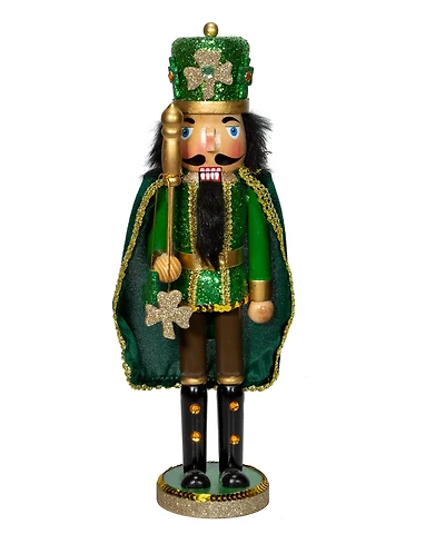 Kurt Adler 15-Inch Irish Nutcracker with Cape
