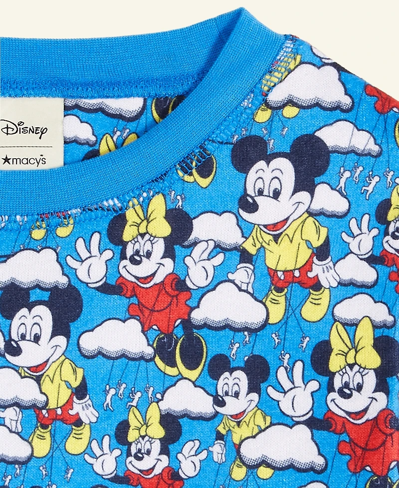 Disney | Macy's Kids 5-14 Mickey Mouse & Minnie Knit Pajamas Set, Exclusive