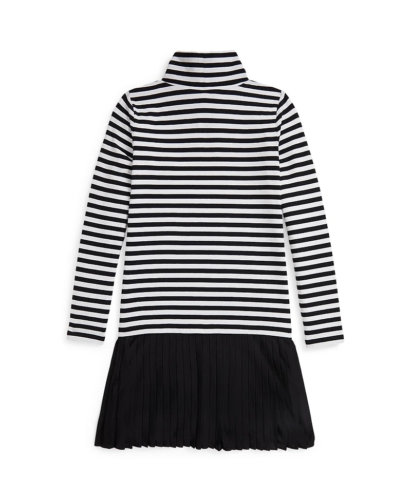 Polo Ralph Lauren Girls 7-16 Striped Turtle Neck Dress