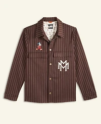 Disney | Macy's Men's Mickey Mouse Button Front Shirt Jacket, Exclusive