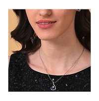 Sohi Women's Silver Plated Designer Jewellery Set