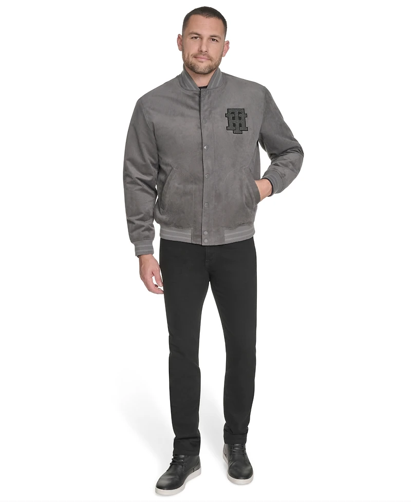 Tommy Hilfiger Men's Bomber with Patches Jacket
