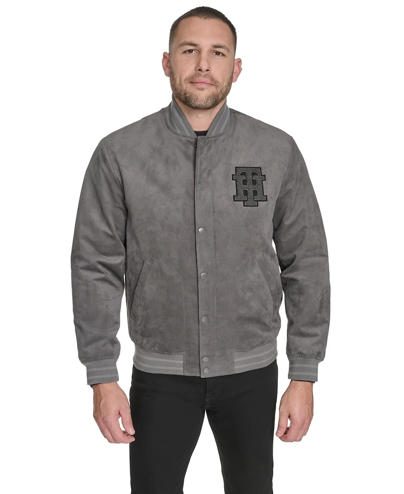 Tommy Hilfiger Men's Bomber with Patches Jacket