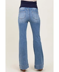 Pinkblush Maternity Medium High Rise Flare Jeans