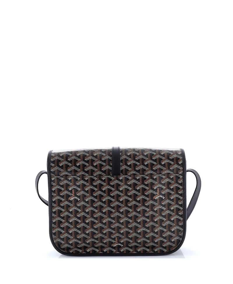 Pre-Owned Goyard Mm Belvedere Ii Messenger Bag Coated Canvas