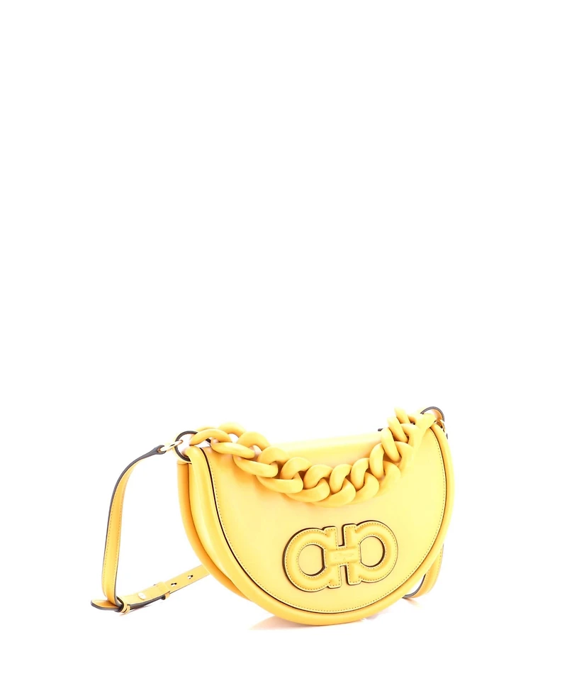 Pre-Owned Salvatore Ferragamo Aura Bag Leather