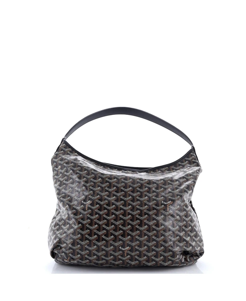 Pre-Owned Goyard Boheme Hobo Printed Coated Canvas