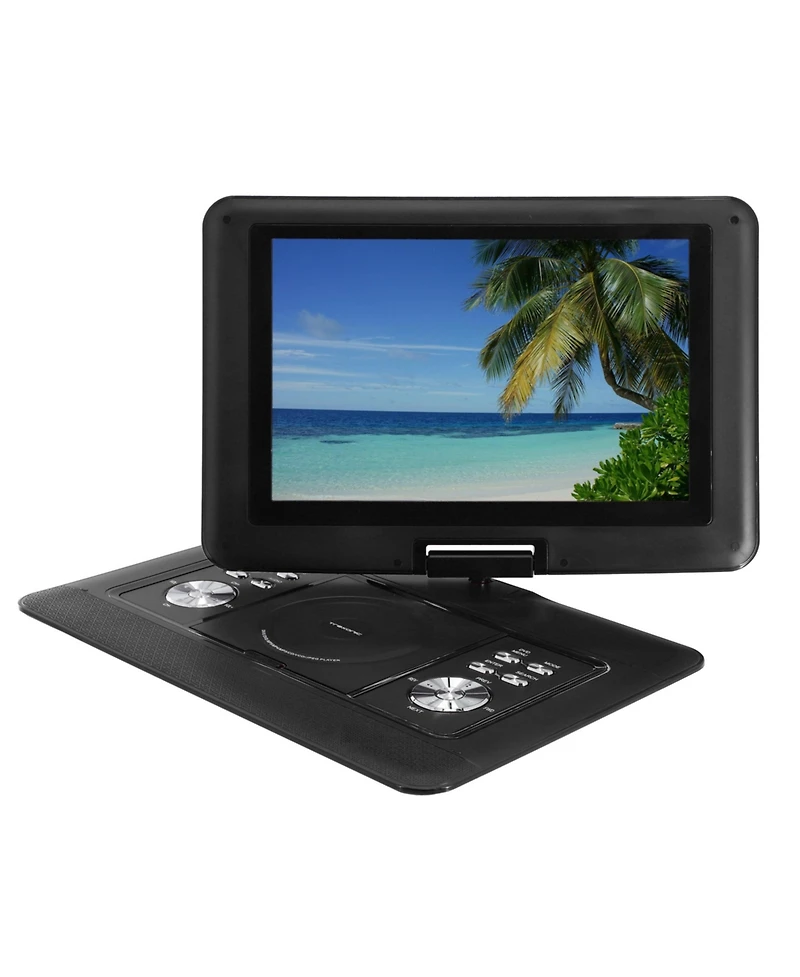 Trexonic 14.1 Inch Portable Tv+Dvd Player with Swivel Tft-lcd Screen and Usb,Sd,Av,Hdmi Inputs
