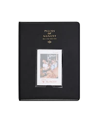Fujifilm Fujifilm Instax Mini Instant Camera Film: 100 Shoots Total, (10 Sheets x 10) Bundle with Slinger 64 Pocket Mini Instax Photo Album, Black