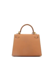 Pre-Owned HERMA‰S Kelly 25 Handbag Brown Epsom with Gold Hardware