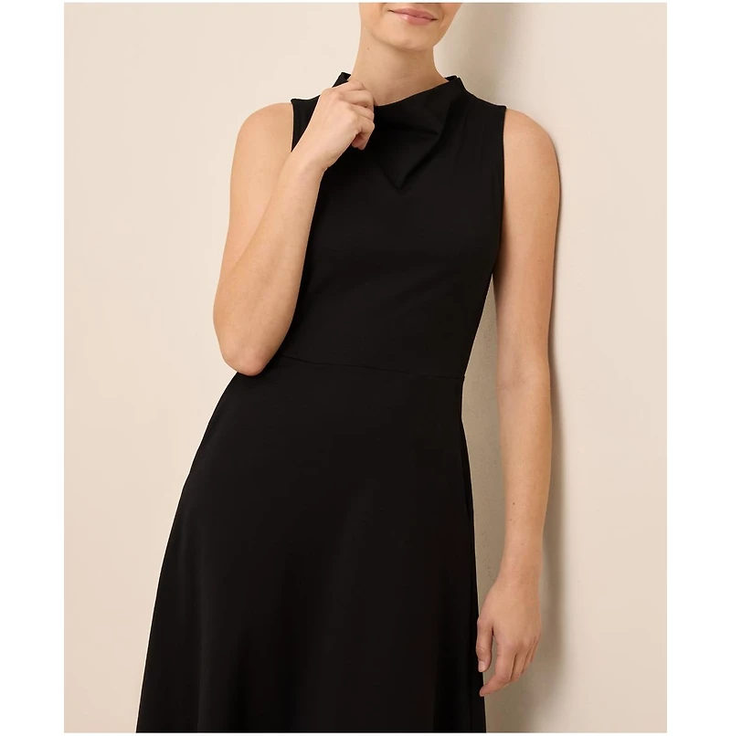 Pact Women's Fit & Flare Cowl Neck Dress
