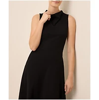 Pact Women's Fit & Flare Cowl Neck Dress