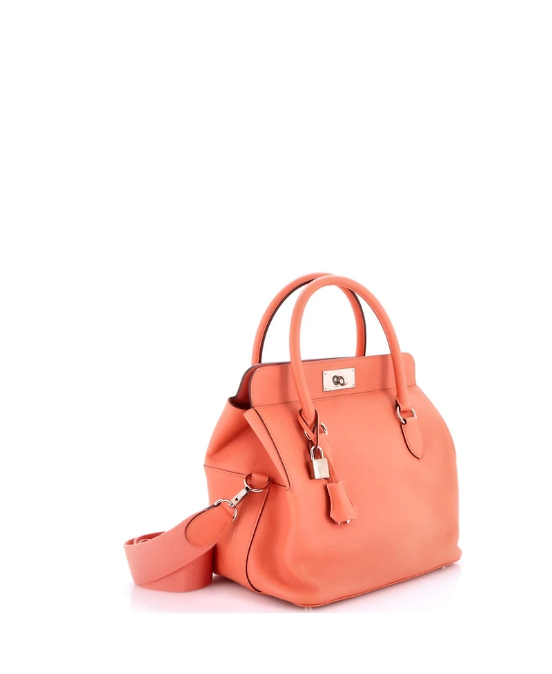 Pre-Owned Hermes 26 Toolbox Bag Evercolor