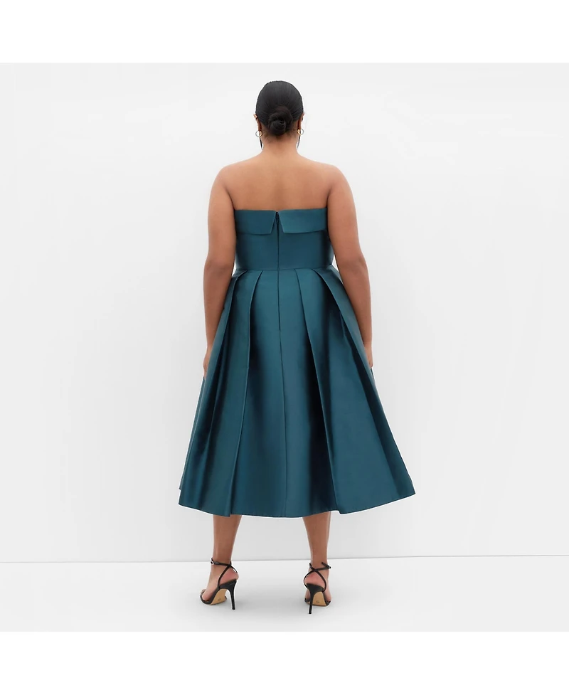 City Chic Women's Tiffany Strapless Midi Dress