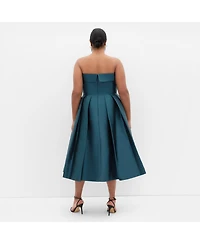 City Chic Women's Tiffany Strapless Midi Dress