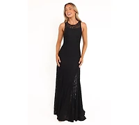 Petal and Pup Women's Keani Maxi Dress - Black Lace