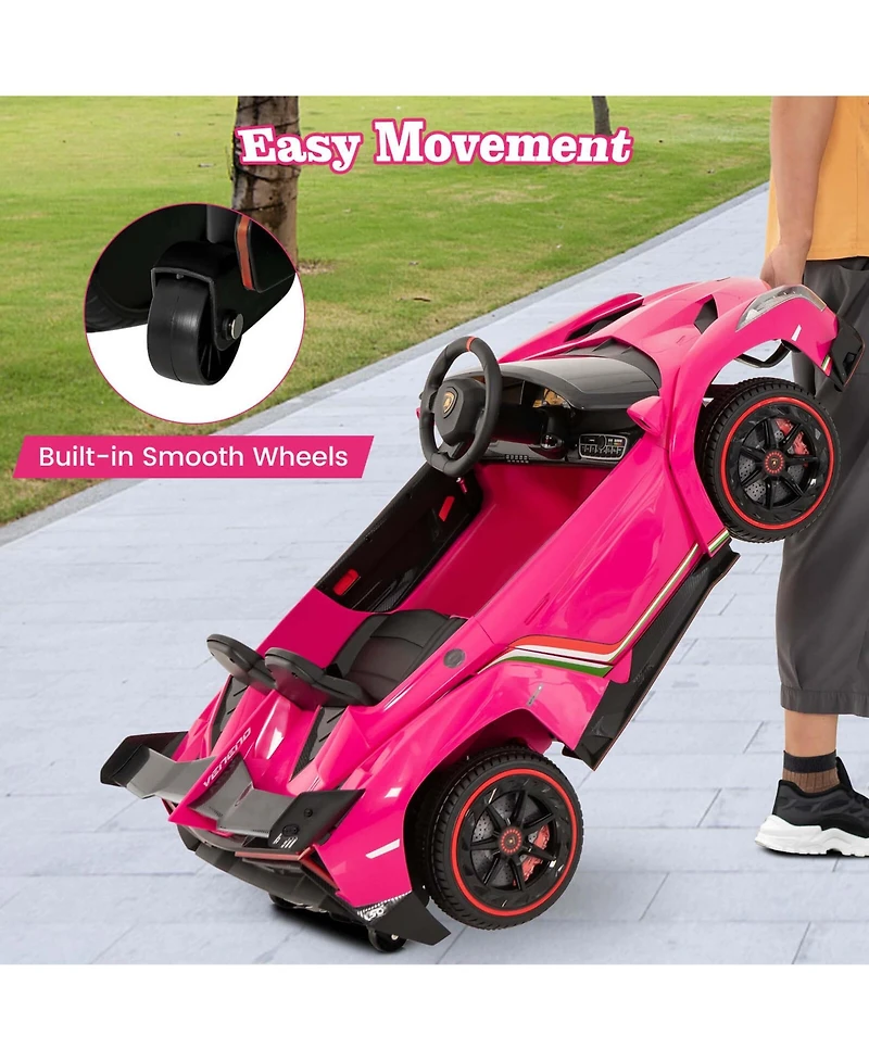 Licensed Lamborghini 4WD Kids Ride-on Sports Car 12V Electric Vehicle with Remote