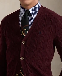 Polo Ralph Lauren Men's Cable-Knit Wool-Cashmere Cardigan