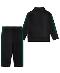 adidas Baby Boys 2-Piece Stripe Detail Jacket and Joggers Set