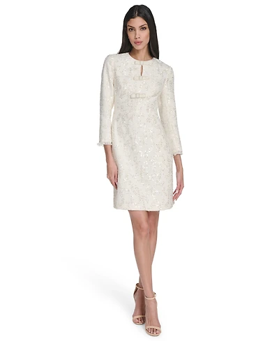 Eliza J Women's Embellished Crew Neck Dress
