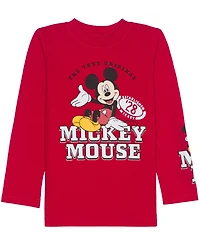 Mickey Mouse Boys Toddler 2T-5T Long Sleeve T-Shirt