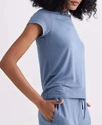 Reistor Women's Essential Short Sleeve Tee Blue