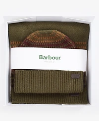 Barbour Men's Branton 2-Pc. Stripe Beanie & Scarf Set