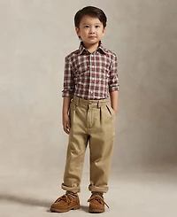 Polo Ralph Lauren Boys 2-7 Plaid Cotton Poplin Shirt