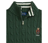 Polo Ralph Lauren Boys Bear Cable-Knit Cotton Sweater