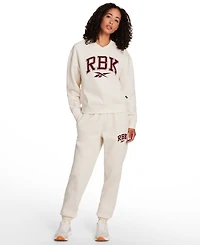 Reebok Women's New Heritage Varsity V-Neck Sweatshirt