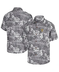 Tommy Bahama Men's Black Tennessee Volunteers Coconut Point Palmetta IslandZone Camp Button-Up Shirt