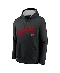 Nike Men's Black Arizona Cardinals Rewind Club Logo Pullover Hoodie