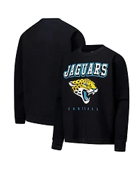 G-iii 4Her by Carl Banks Women's Black Jacksonville Jaguars Comfy Cord Pullover Sweatshirt