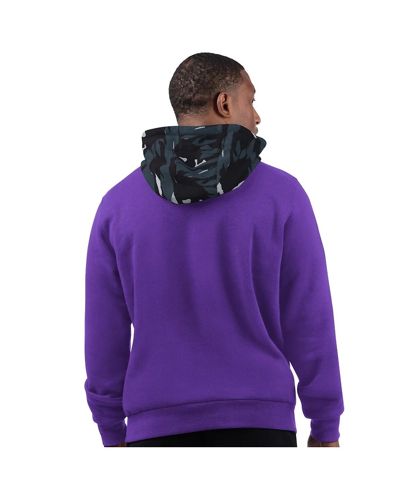Starter Men's Purple Minnesota Vikings Thursday Night Gridiron Pullover Hoodie