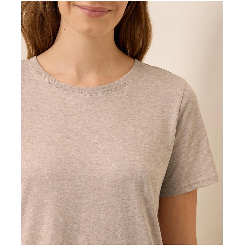 Pact Women's Organic Cotton Softspun Crew Neck Tee