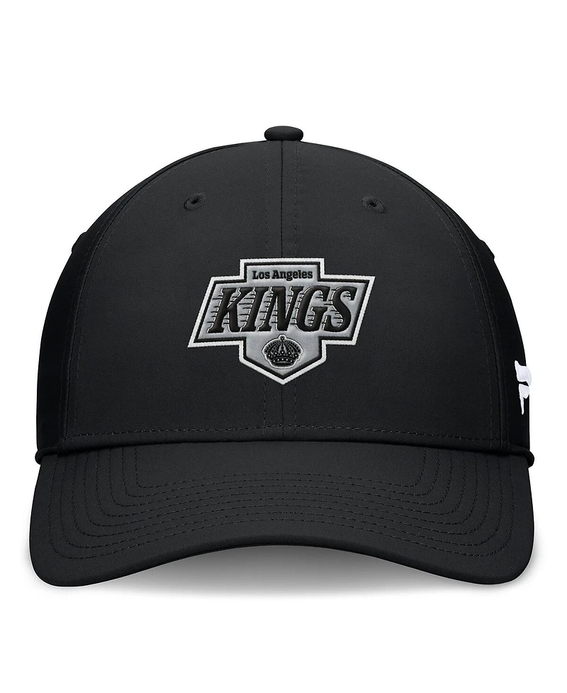 Fanatics Men's Black Los Angeles Kings Core Primary Logo Flex Hat