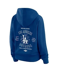 Wear by Erin Andrews Women's Royal Los Angeles Dodgers Full-Zip Raglan Hoodie