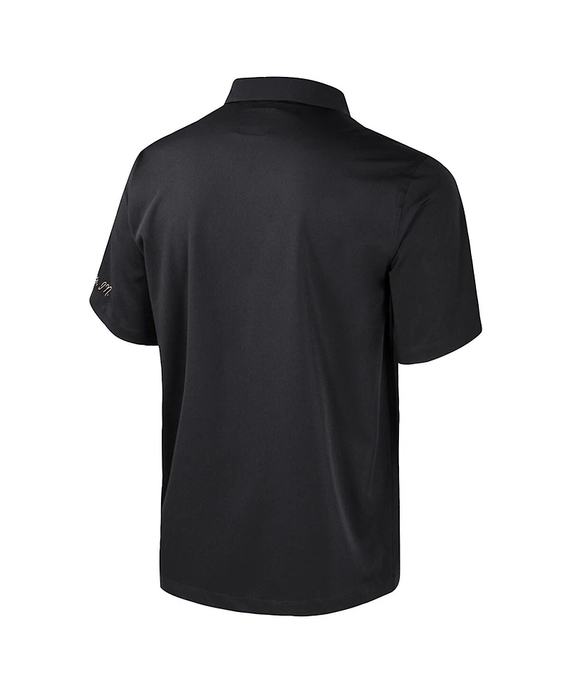 Colosseum Men's Black Purdue Boilermakers Strike Bowling Button-Up Shirt