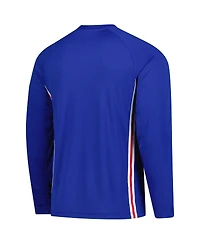 Nike Men's Royal Philadelphia 76ers 2025/26 Authentic Pre-Game Legend Dri-fit Long Sleeve Shooting Shirt