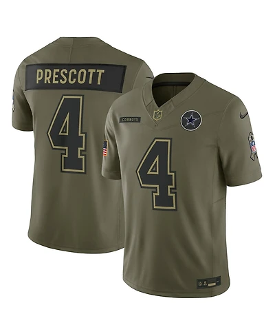 Nike Men's Dak Prescott Olive Dallas Cowboys 2025 Salute to Service Limited Jersey