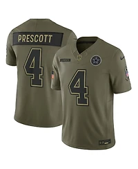 Nike Men's Dak Prescott Olive Dallas Cowboys 2025 Salute to Service Limited Jersey