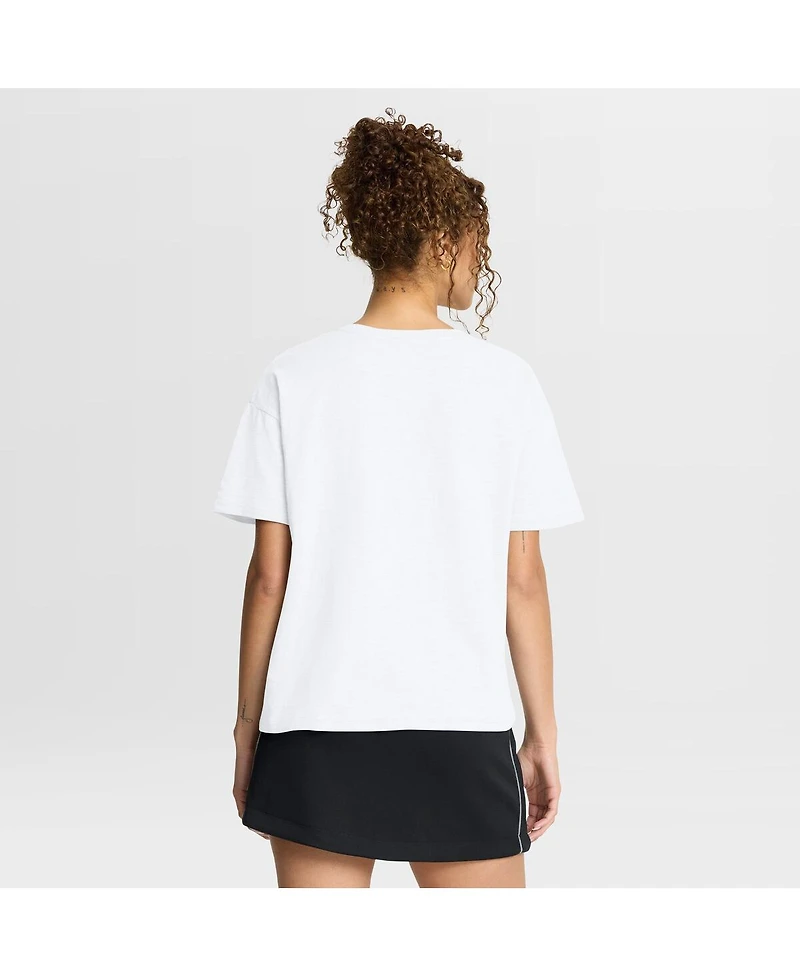 Fanatics Women's White San Francisco 49ers Redzone Slub Boxy T-Shirt