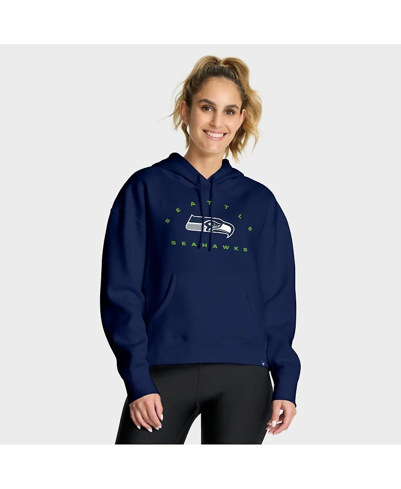 Fanatics Women's College Navy Seattle Seahawks Eligible Receiver Legacy Pullover Hoodie