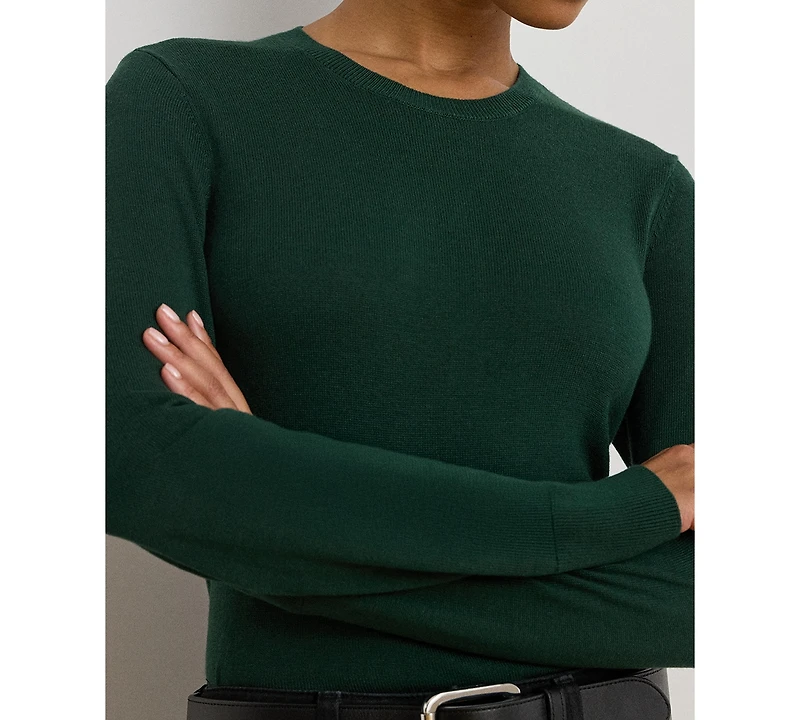 Lauren Ralph Women's Cotton-Blend Sweater