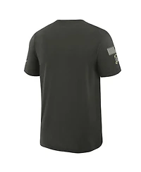 Nike Men's Forest Green Dallas Cowboys 2025 Salute to Service Sideline Slub Dri-fit T-Shirt