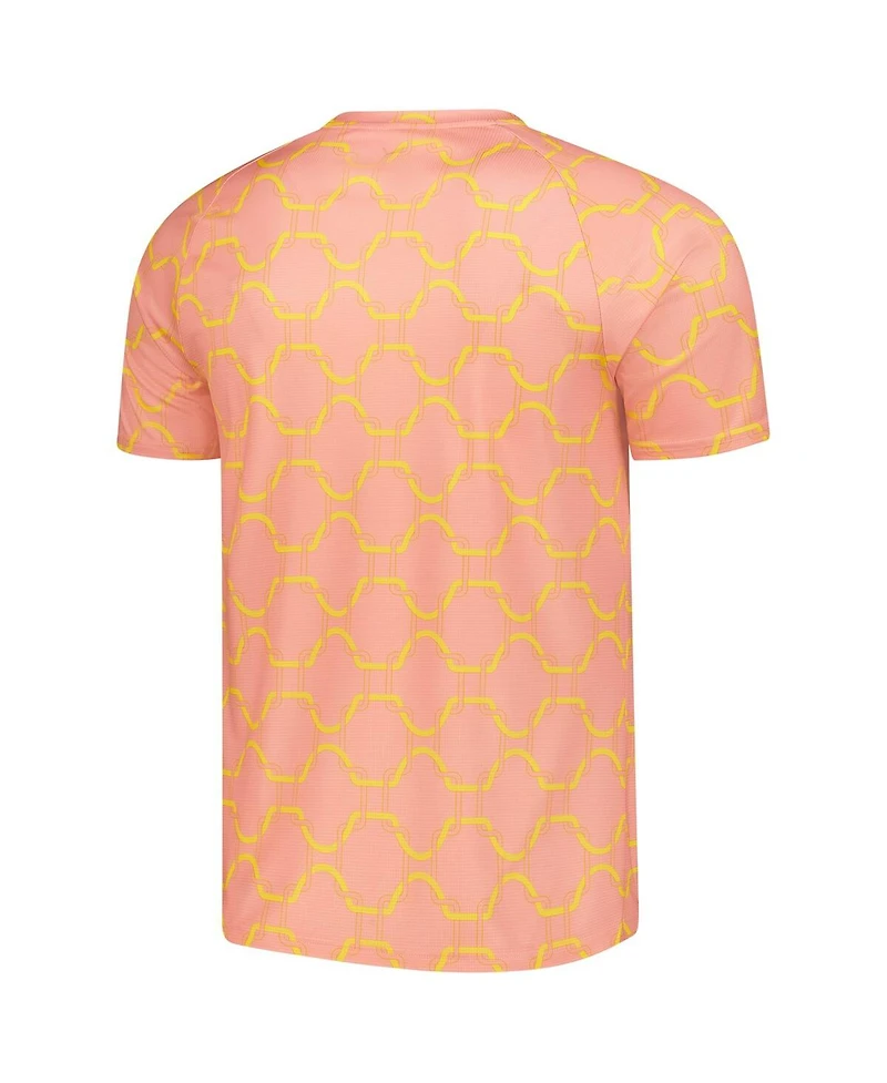 Puma Men's Light Orange Ac Milan 2025/26 Pre-Match Dry Cell Training Jersey