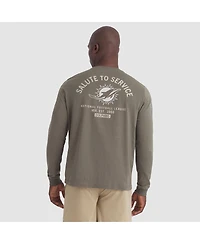Nike Men's Olive Miami Dolphins 2025 Salute to Service Sideline Long Sleeve T-Shirt