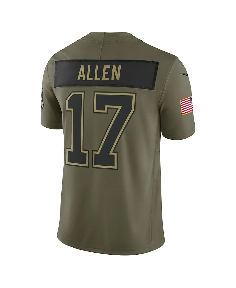 Nike Men's Josh Allen Olive Buffalo Bills 2025 Salute to Service Limited Jersey