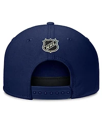 Fanatics Men's Navy New York Rangers Authentic Pro Rink Team Code Snapback Hat