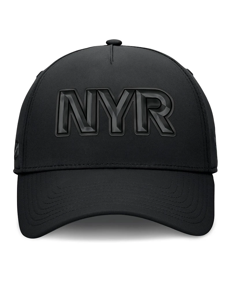 Fanatics Men's Black New York Rangers Authentic Pro Road Team Code Flex Hat